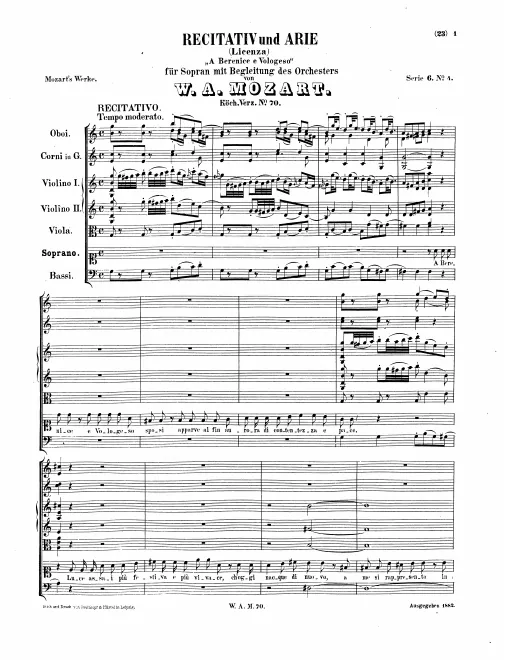 First page of A Berenice