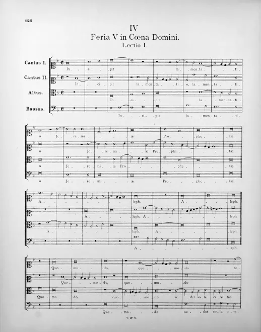 First page of Incipit lamentatio Jeremiæ