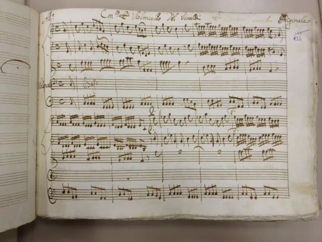 First page of Cello Concerto in C major