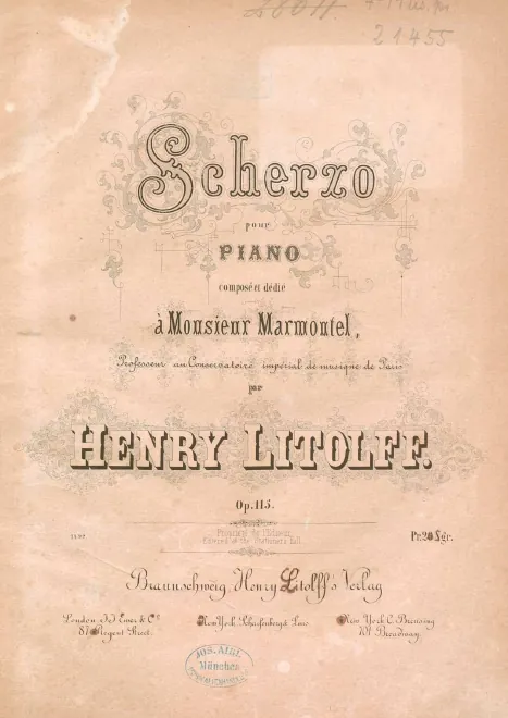 First page of Scherzo