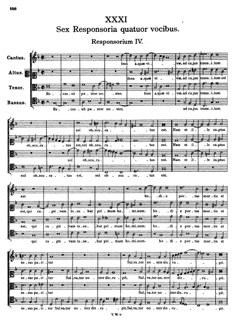 First page of Recessit pastor noster
