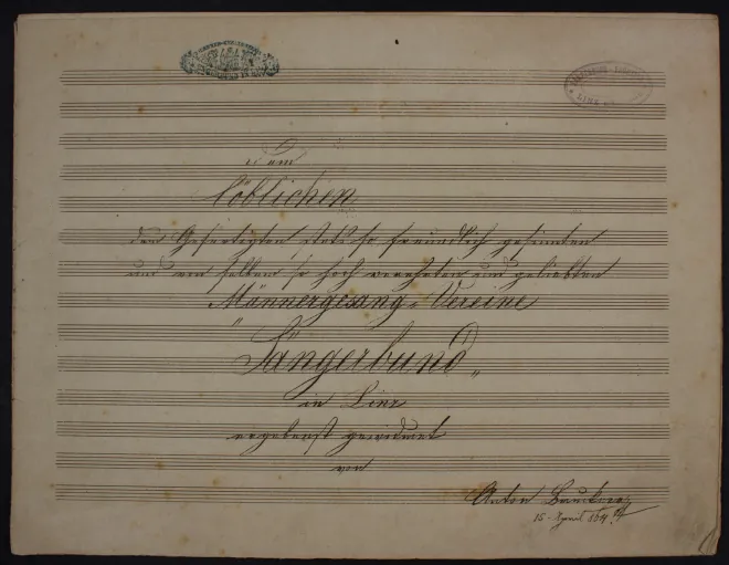 First page of Um Mitternacht (I)