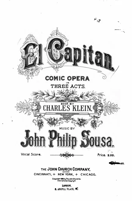 First page of El Capitan