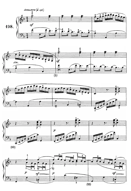 First page of Keyboard Sonata in F major