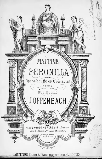 First page of Maître Péronilla