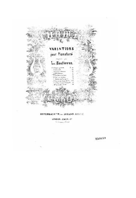 First page of 5 Variations on 'Rule Britannia'