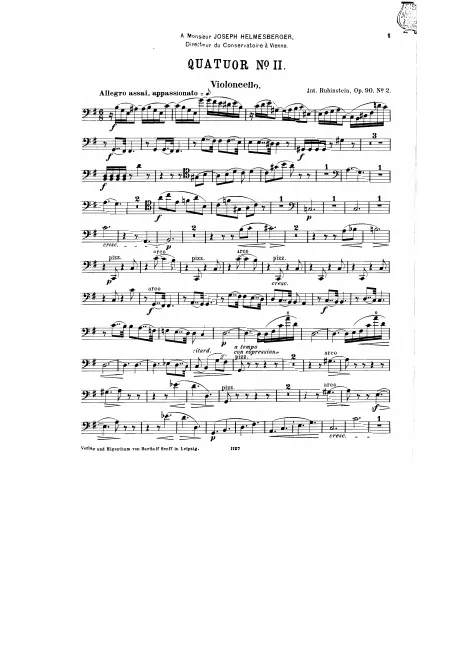 First page of String Quartet No.8