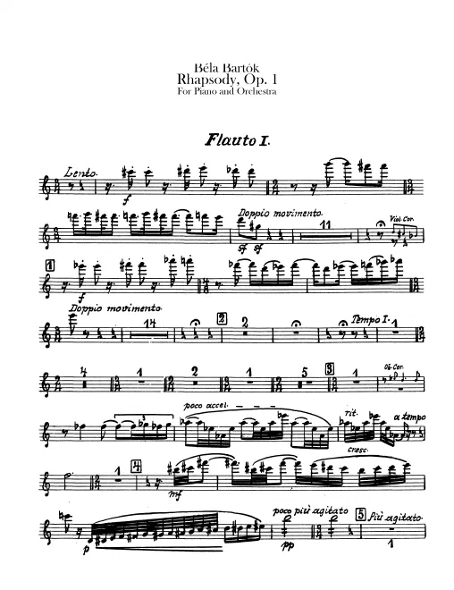 First page of Rhapsody
