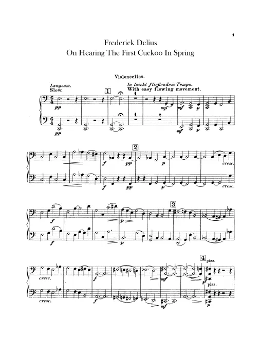 First page of 2 Pieces for Small Orchestra