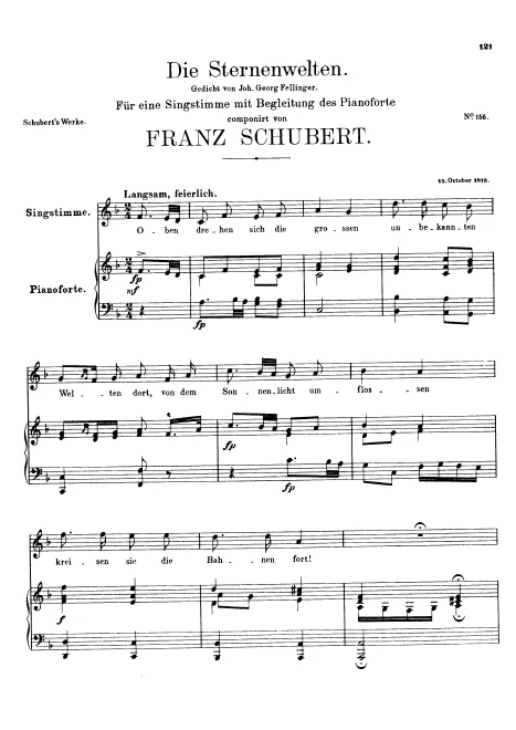 First page of Die Sternenwelten