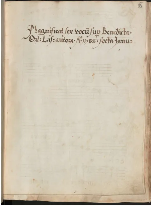 First page of Magnificat octavi toni
