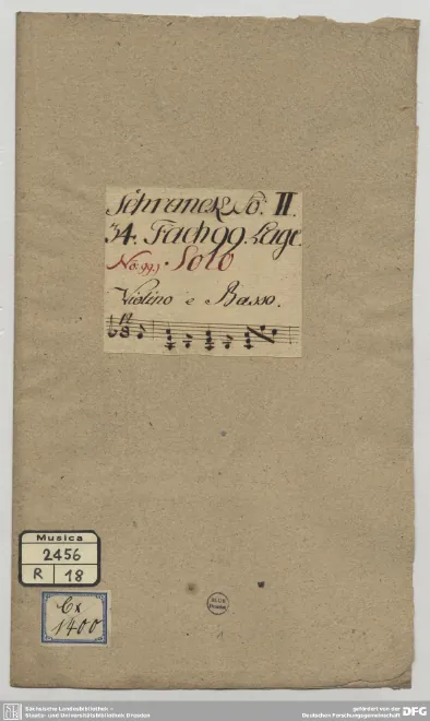 First page of Sinfonia