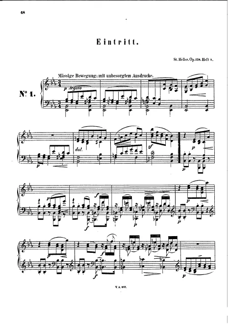 First page of Im Walde