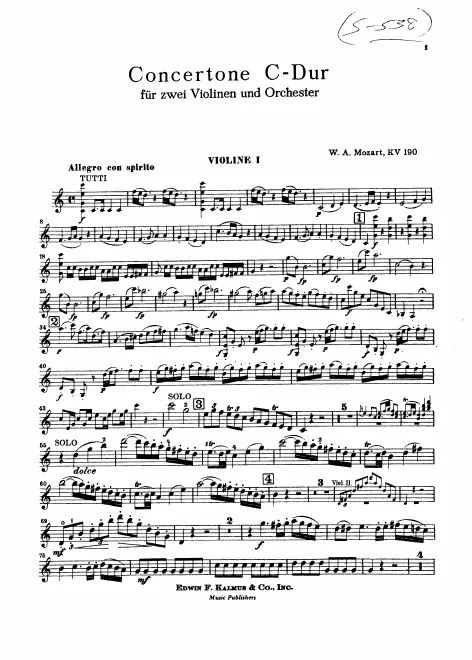 First page of Concertone
