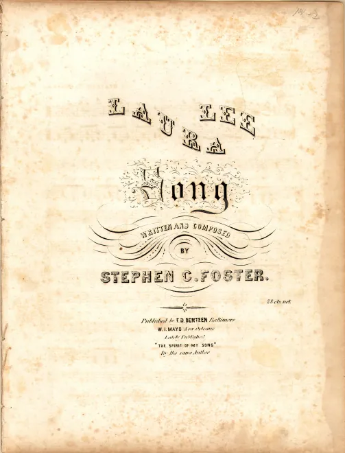 First page of Laura Lee