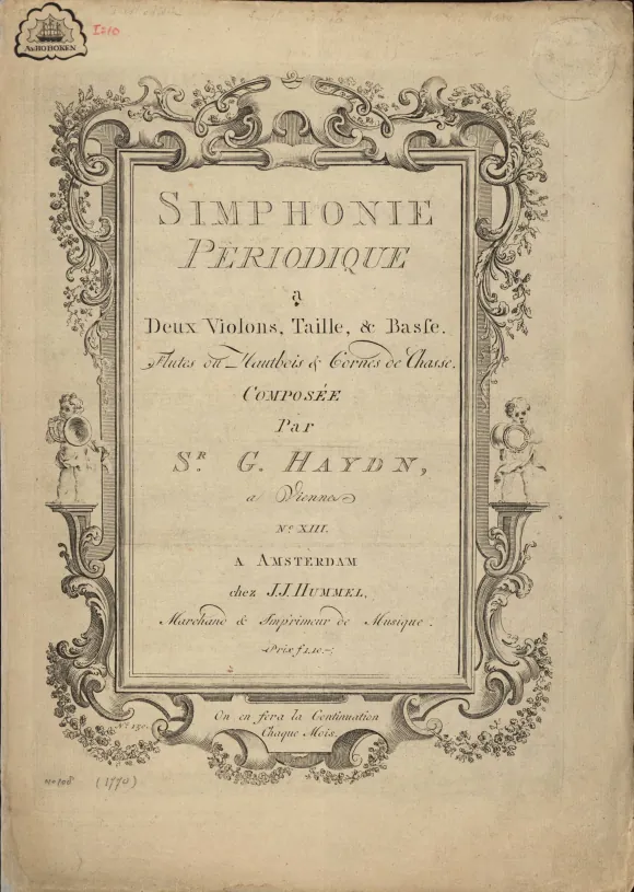 First page of Symphony No.10 in D major