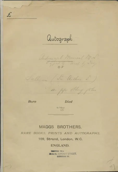First page of Trial by Jury