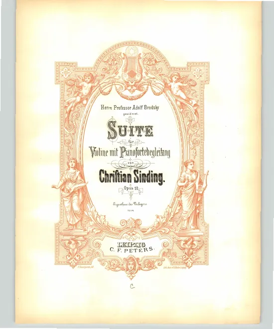 First page of Suite im alten Stil