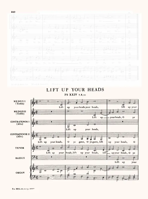 First page of Lift Up Your Heads