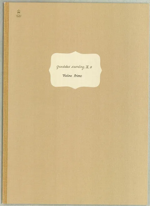 First page of Symphony in D major