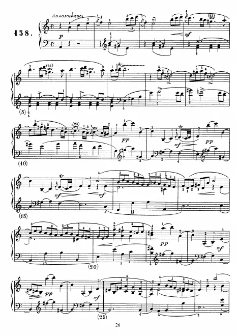 First page of Keyboard Sonata in A minor