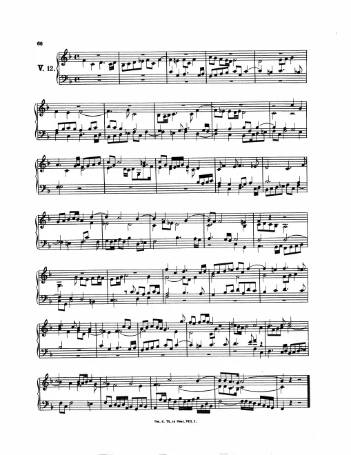First page of Magnificat Fugue