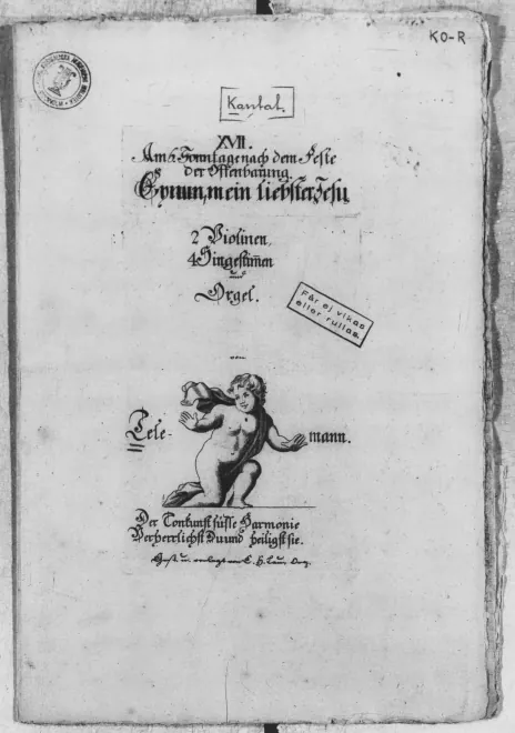 First page of Ei nun, mein liebster Jesu