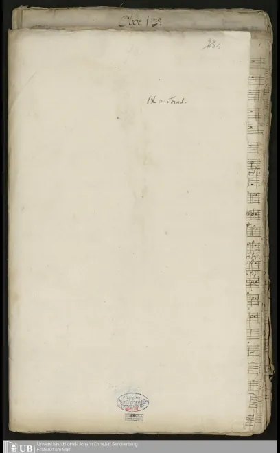 First page of Was hast du Mensch was du nicht empfangen hast