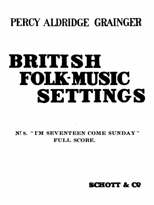 First page of I'm Seventeen Come Sunday
