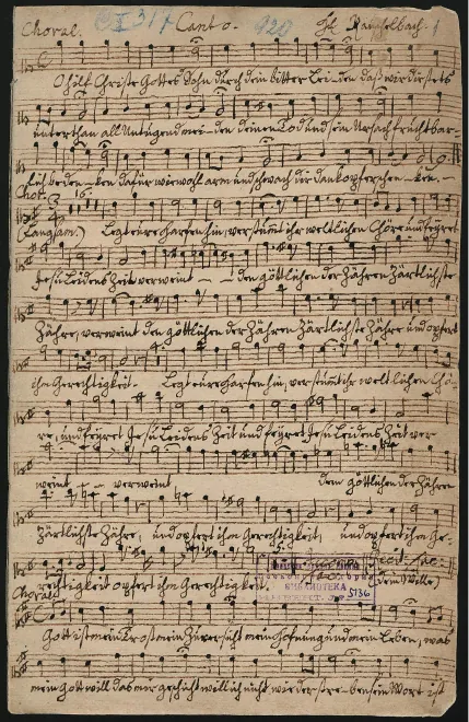 First page of Matthäus-Passion