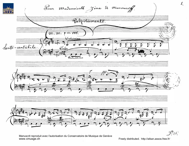 First page of Palpitamento