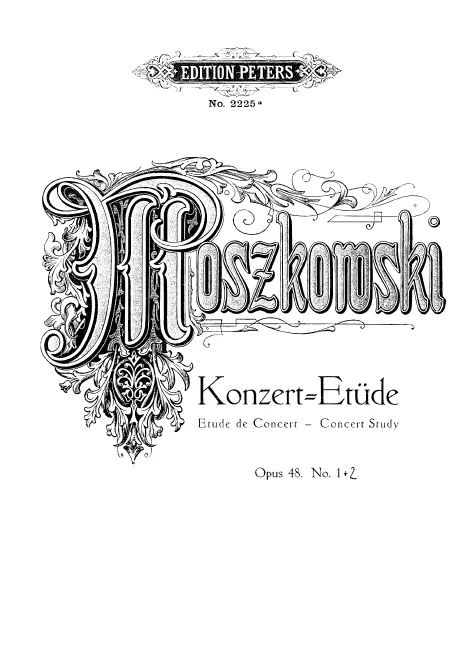 First page of 2 Concert Etudes