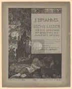 First page of Sechs Lieder