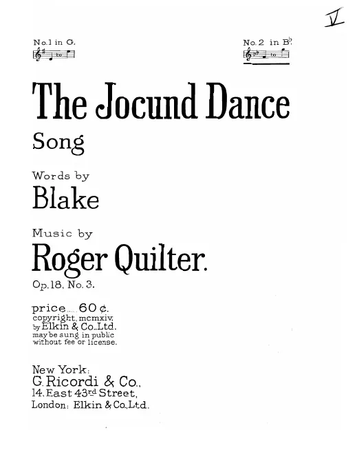 First page of 6 Songs