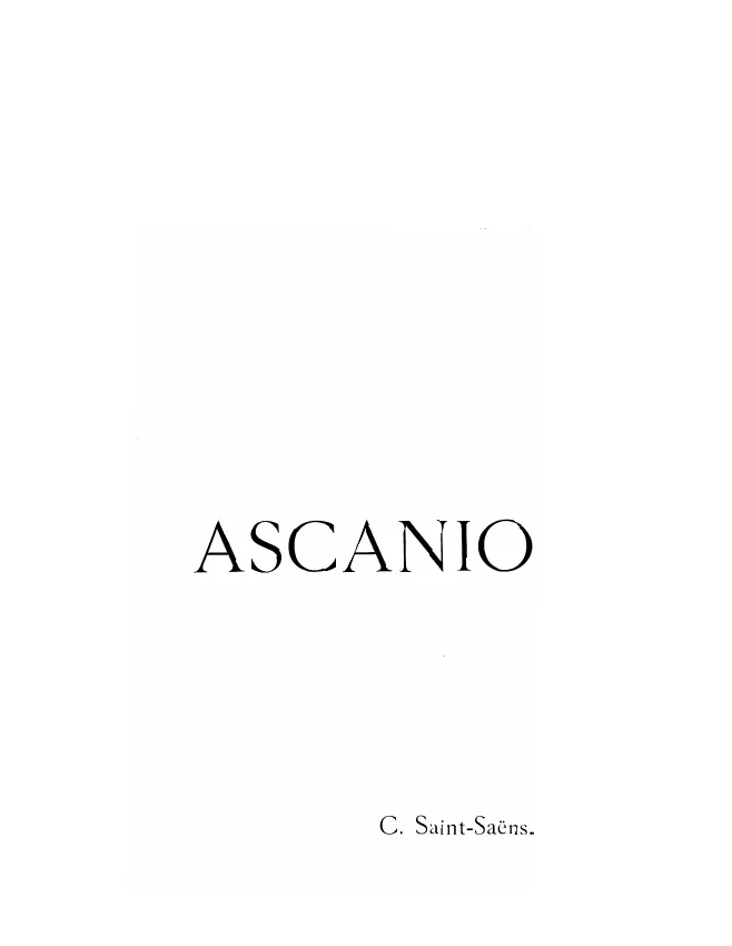 First page of Ascanio