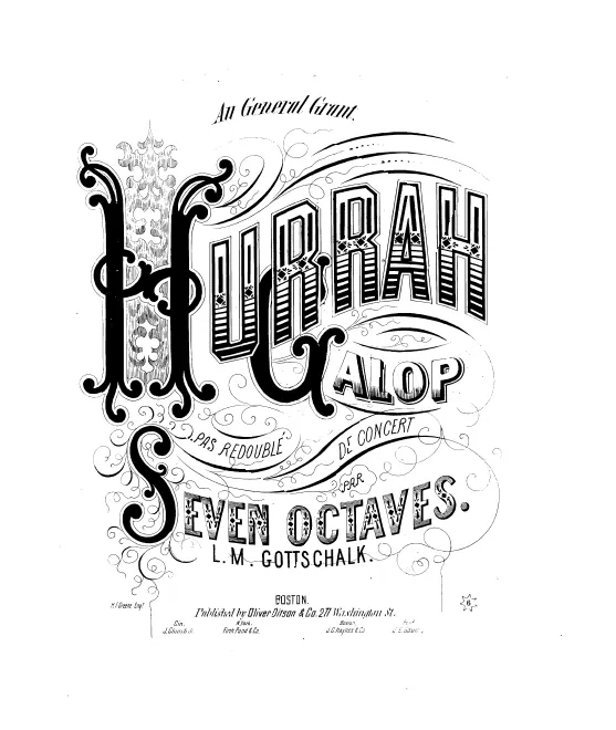 First page of Hurrah Galop