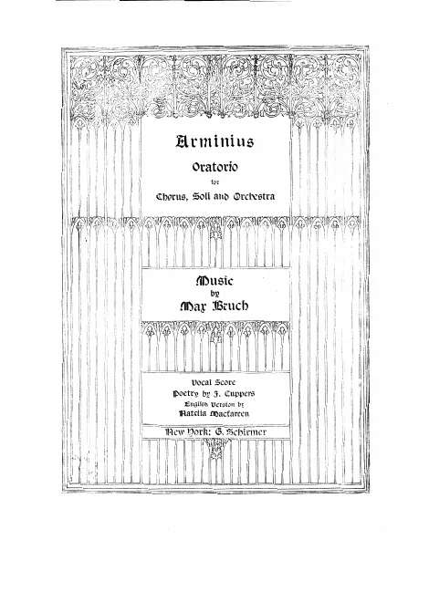First page of Arminius