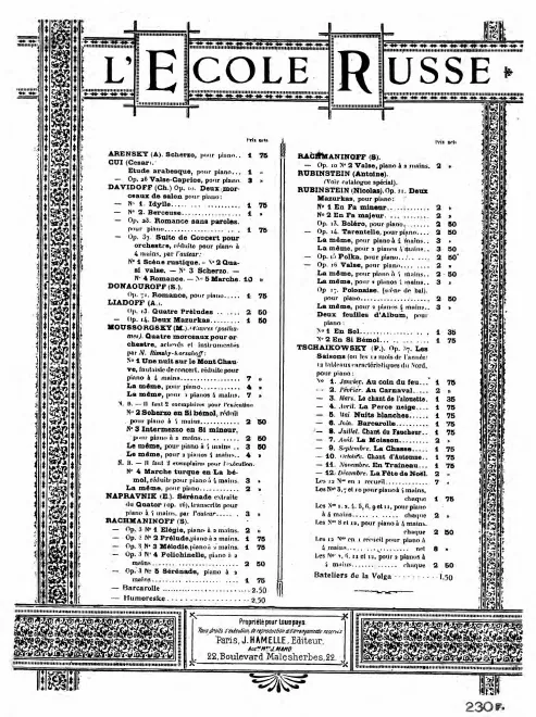 First page of 4 Preludes