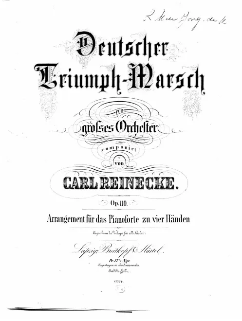 First page of Deutscher-Triumph-Marsch