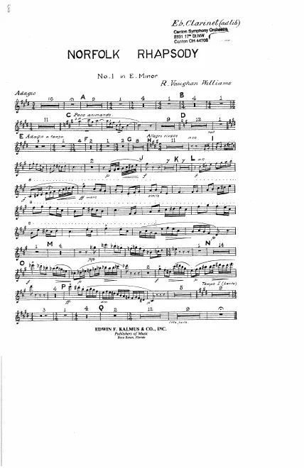 Piccolo Clarinet (E♭) (ad lib.)