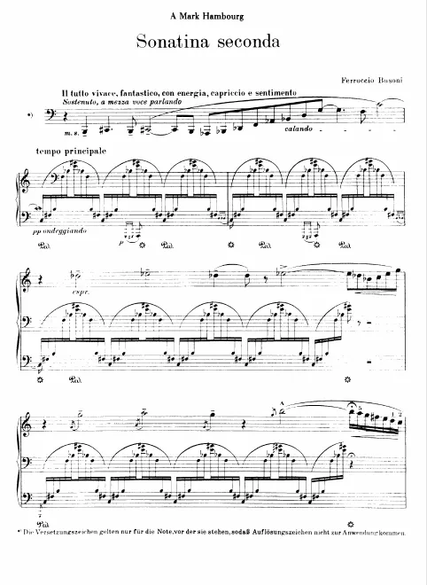 First page of Sonatina No.2
