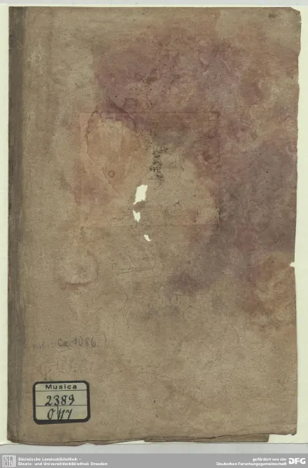 First page of Violin Concerto in C major