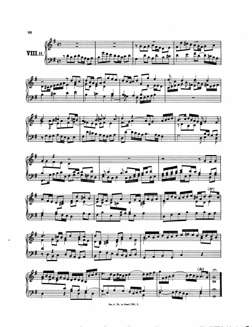 First page of Magnificat Fugue