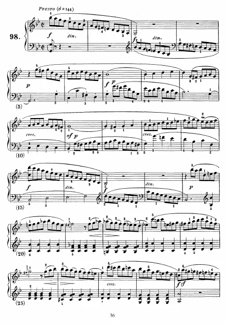 First page of Keyboard Sonata in G minor