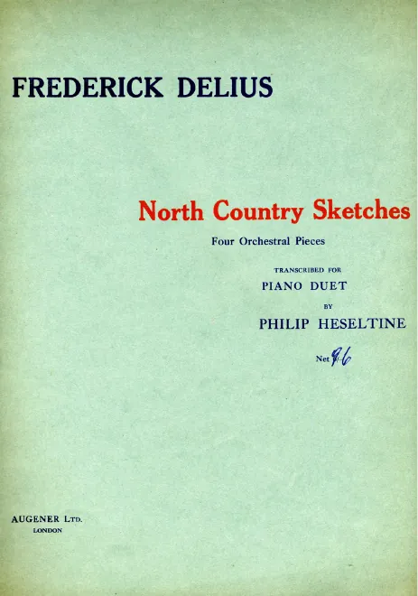 First page of North Country Sketches