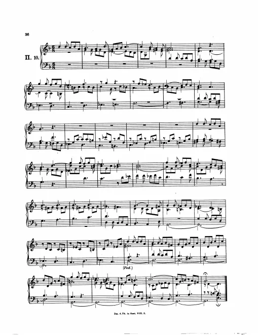 First page of Magnificat Fugue