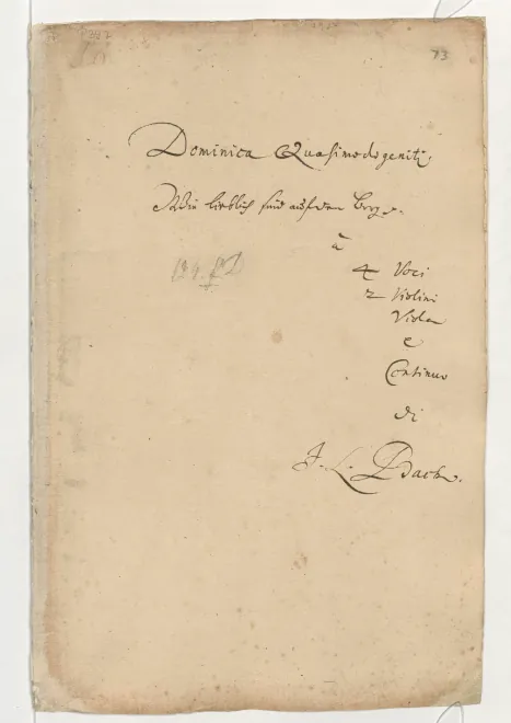 First page of Wie lieblich sind auf den Bergen, JLB 6