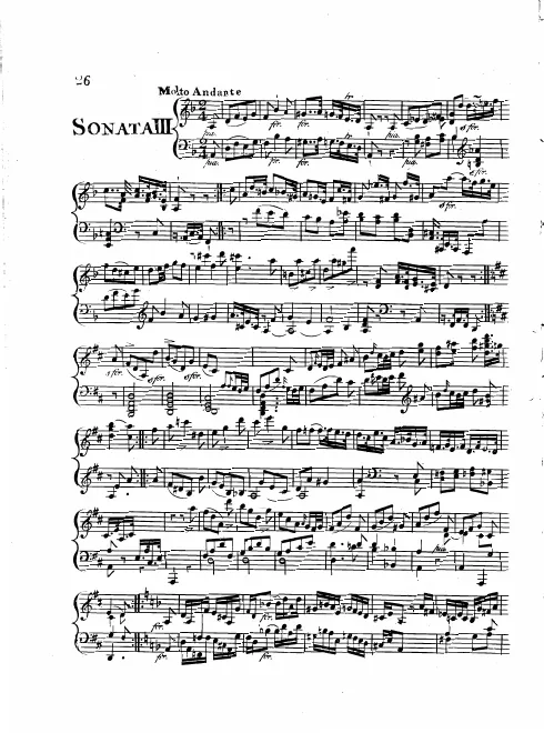 First page of Piano Trio in D minor