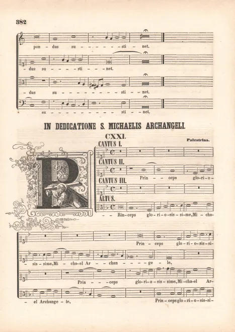 First page of Princeps gloriosissime Michael