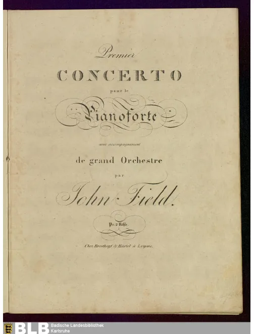 First page of Piano Concerto No.1